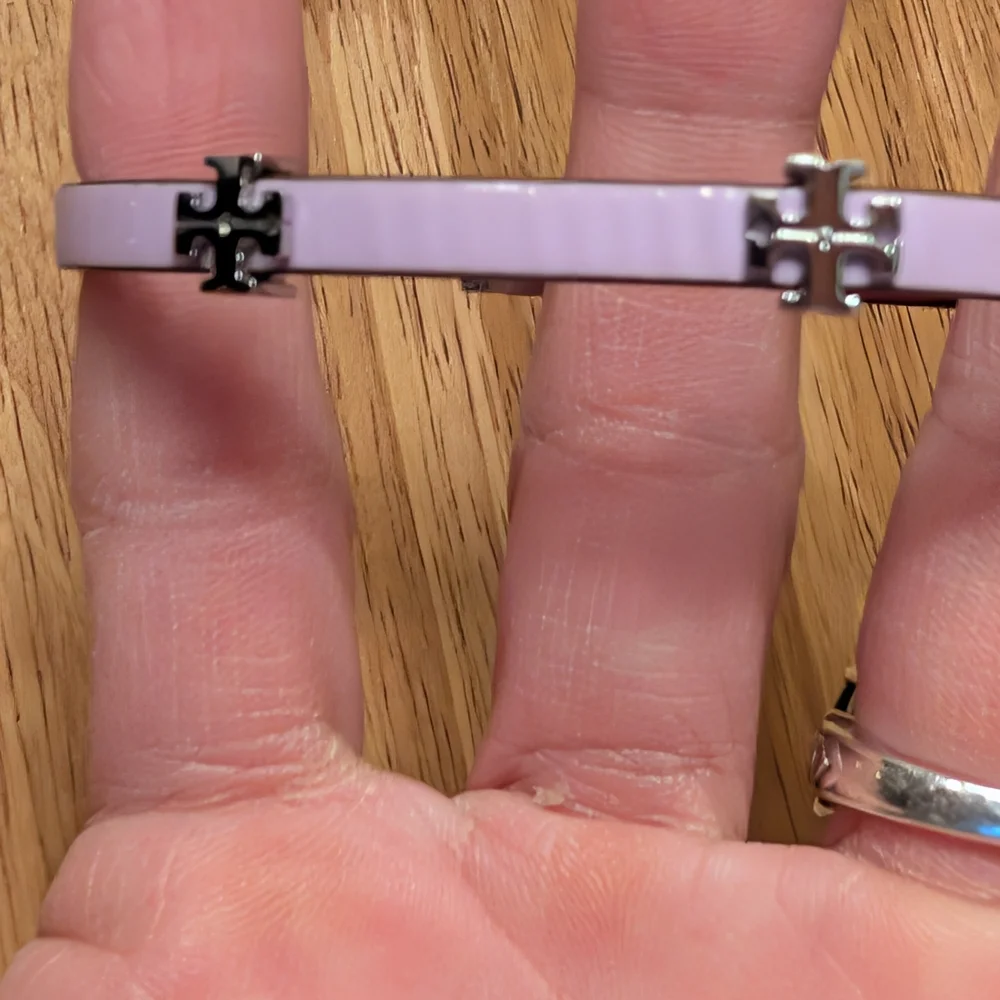 Elegant Purple and Silver Women's Bracelet